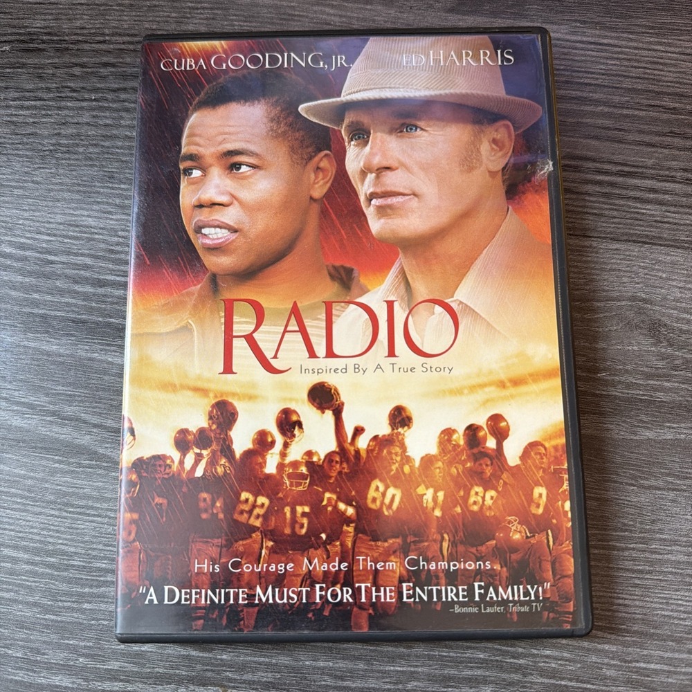 Radio DVD 2003 Cuba Gooding Jr. Ed Harris Sony Pictures Sports Drama PG